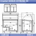 Морозильна вітрина для вагового морозива Crystal VENUS VITRINE 36